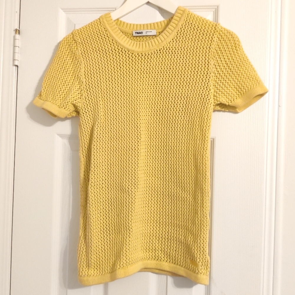TNA Knit Short Sleeve Top